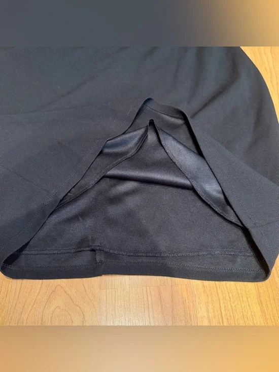 Bebe Women’s Halter top Black Dress With Choker Size Large - Picture 5 of 11